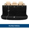 imagePetSafe Happy Ride Quilted Hammock Seat Cover  Waterproof ampamp Durable  Machine Washable  Fits Most Cars Trucks ampamp SUVs  Car Seat Protectors for Scratches ampamp Dog HairBlack