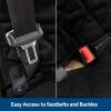 imagePetSafe Happy Ride Quilted Hammock Seat Cover  Waterproof ampamp Durable  Machine Washable  Fits Most Cars Trucks ampamp SUVs  Car Seat Protectors for Scratches ampamp Dog HairBlack