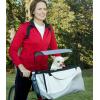 imagePetSafe Happy Ride Wicker Bicycle Basket for Dogs and Cats  Stylish Weather Resistant Wicker Material  Comfortable Easy to Clean Soft Liner  Removable Sun Shield Included  for Pets up to 13 lbSport Silver