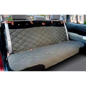 imagePetSafe Happy Ride Quilted Hammock Seat Cover  Waterproof ampamp Durable  Machine Washable  Fits Most Cars Trucks ampamp SUVs  Car Seat Protectors for Scratches ampamp Dog HairGrey