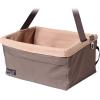 imagePetSafe Happy Ride Booster Seat  Dog Booster Seat for Cars Trucks and SUVs  Easy to Adjust Strap  Durable Fleece Liner is Machine Washable and Easy to Clean  Medium BrownBrown
