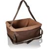 imagePetSafe Happy Ride Booster Seat  Dog Booster Seat for Cars Trucks and SUVs  Easy to Adjust Strap  Durable Fleece Liner is Machine Washable and Easy to Clean  Medium BrownBrown