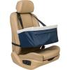 imagePetSafe Happy Ride Booster Seat  Dog Booster Seat for Cars Trucks and SUVs  Easy to Adjust Strap  Durable Fleece Liner is Machine Washable and Easy to Clean  Medium BrownNavy