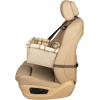imagePetSafe Happy Ride Booster Seat  Dog Booster Seat for Cars Trucks and SUVs  Easy to Adjust Strap  Durable Fleece Liner is Machine Washable and Easy to Clean  Medium BrownTan
