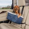 imagePetSafe Happy Ride Booster Seat  Dog Booster Seat for Cars Trucks and SUVs  Easy to Adjust Strap  Durable Fleece Liner is Machine Washable and Easy to Clean  Medium BrownNavy