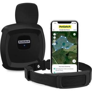 imagePetSafe Guardian GPS Dog Fence AddADog Collar  AddOn for Guardian GPS Dog Fence System  Backed with The Worlds Safest GPS Fence Technology  Long Battery  Tone Vibration ampamp 10 Levels of StaticGuardian GPS Fence Kit