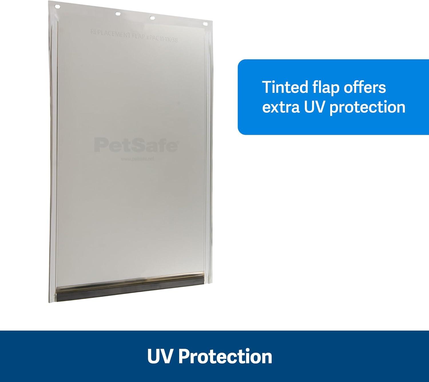 imagePetSafe Original Replacement Flap Dog Door Replacement Flaps Doggie Flaps Made of NonToxic Material Weather Resistant Size MediumXLarge Pack of 1