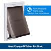 imagePetSafe Extreme Weather Dog Door for Exterior Door  Energy Efficient Door for Cats and Dogs Insulated Flap System for Large Dogs up to 100 lb  Plastic FramePlastic