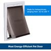 imagePetSafe Extreme Weather Dog Door for Exterior Door  Energy Efficient Door for Cats and Dogs Insulated Flap System for Large Dogs up to 100 lb  Plastic FramePlastic Frame