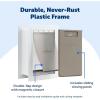 imagePetSafe Never Rust Wall Entry Pet Door  Telescoping Frame  Insulates Better Than Metal Energy Efficient  Interior ampamp Exterior Walls Weatherproof Easy to Install ampamp Clean White  MediumMedium