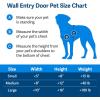 imagePetSafe Never Rust Wall Entry Pet Door  Telescoping Frame  Insulates Better Than Metal Energy Efficient  Interior ampamp Exterior Walls Weatherproof Easy to Install ampamp Clean White  MediumLarge