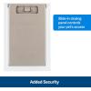 imagePetSafe Never Rust Wall Entry Pet Door  Telescoping Frame  Insulates Better Than Metal Energy Efficient  Interior ampamp Exterior Walls Weatherproof Easy to Install ampamp Clean White  MediumLarge