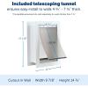 imagePetSafe Never Rust Wall Entry Pet Door  Telescoping Frame  Insulates Better Than Metal Energy Efficient  Interior ampamp Exterior Walls Weatherproof Easy to Install ampamp Clean White  MediumMedium