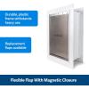 imagePetSafe Never Rust Wall Entry Pet Door  Telescoping Frame  Insulates Better Than Metal Energy Efficient  Interior ampamp Exterior Walls Weatherproof Easy to Install ampamp Clean White  MediumLarge