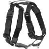 imagePetSafe 3 in 1 Dog Harness  No Pull Solution for Dogs  Reflective Dog Harness  Front DRing Clip Helps Stop Pulling  Comfortable Padded Straps  Top Handle Enhances Control  Plum  MediumBlack
