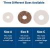 imagePetSafe Rawhide Busy Buddy Dog Treat Ring Refills 24 Treat Refills Peanut Butter Dog Treats Rawhide Material Original Flavor Resealable Bag Feature Size B Rings