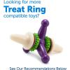 imagePetSafe Treat Rings for Busy Buddy Dog Toys  Easy to Digest  Interactive Toy Refills for Aggressive Chewers  Stimulating Puppy Supplies  Eases Stress  60 Rings  Size A  OriginalPeanut Butter