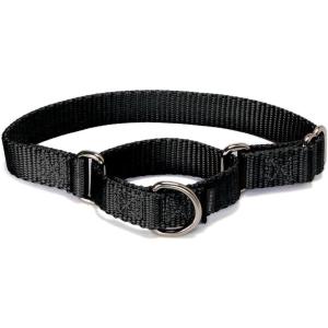 imagePetSafe Adjustable Martingale Collar  Only Tightens When Dogs Pull Prevents Slipping Out  Helps with Strong Pullers Increased Control  Alternative to Choke Collar  1quot Medium RedBlack
