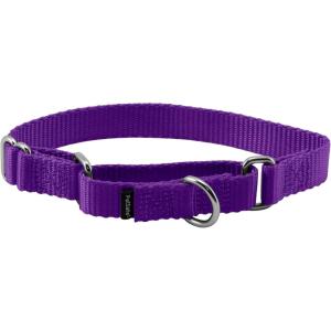imagePetSafe Adjustable Martingale Collar  Only Tightens When Dogs Pull Prevents Slipping Out  Helps with Strong Pullers Increased Control  Alternative to Choke Collar  1quot Medium RedDeep Purple