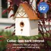 imagePetSafe Deluxe Outdoor Ultrasonic Bark Control  Elite No Barking Deterrent for All Dog Sizes  Up to 14 Acre 50 ft Coverage  Weatherproof  Timer for Scheduled Activation  Bird House DesignStandard