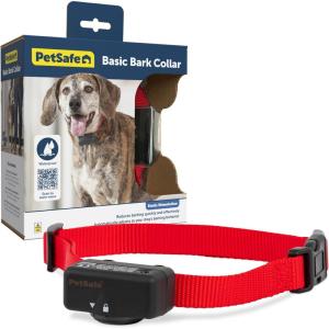 imagePetSafe Basic Bark Control Collar for Dogs 8 lb and Up AntiBark Training Device Breeds Waterproof Static Correction Canine  Automatic Dog Training Collar to Decrease Barking