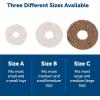imagePetSafe Rawhide Treat Ring Refills Variety Pack Size C Original Rawhide and Peanut Butter Flavor Replacement Treats Busy Buddy Treat Ring Holding Toys