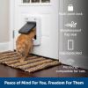 imagePetSafe SmartDoor Connected Pet Door for Cats and Dogs Tunnel Extension for Thick Doors and Walls Large ZAC1917243SmartDoor Installation Adapter