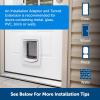 imagePetSafe SmartDoor Connected Pet Door for Cats and Dogs Tunnel Extension for Thick Doors and Walls Large ZAC1917243SmartDoor Installation Adapter