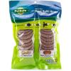 imagePetSafe Rawhide Treat Ring Refills Variety Pack Size C Original Rawhide and Peanut Butter Flavor Replacement Treats Busy Buddy Treat Ring Holding Toys