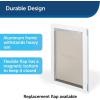 imagePetSafe Freedom Aluminum Pet Door for Dogs and Cats Medium White Tinted Vinyl FlapSustainable Packaging