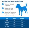 imagePetSafe Plastic Dog and Cat Door Large for Pets Up to 100 lb Paintable Easy DIY Installation Security Cover Included Install in Interior and Exterior Doors or Walls Durable Adjustable Flap