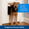 imagePetSafe Plastic Dog and Cat Door Large for Pets Up to 100 lb Paintable Easy DIY Installation Security Cover Included Install in Interior and Exterior Doors or Walls Durable Adjustable Flap