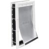 imagePetSafe Plastic Dog and Cat Door Large for Pets Up to 100 lb Paintable Easy DIY Installation Security Cover Included Install in Interior and Exterior Doors or Walls Durable Adjustable Flap