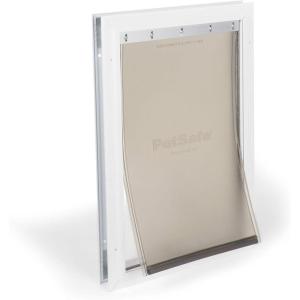 imagePetSafe Freedom Aluminum Pet Door for Dogs and Cats Medium White Tinted Vinyl FlapSustainable Packaging