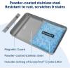 imageOfficial PetSafe ScoopFree Stainless Steel Reusable Tray  Includes 43 lb of Premium NonClumping Crystal Cat Litter Fresh Scent