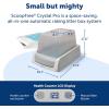 imagePetSafe ScoopFree Crystal Pro Legacy Automatic SelfCleaning Cat Litter Box System Enclosed TopEntry  Advanced Odor Control  Includes 1 Disposable Crystal Litter Tray  Gray PAL0016965Regular