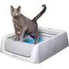 imagePetSafe ScoopFree Crystal Pro Legacy Automatic SelfCleaning Cat Litter Box System Enclosed TopEntry  Advanced Odor Control  Includes 1 Disposable Crystal Litter Tray  Gray PAL0016965Regular