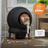 imagePetSafe ScoopFree SmartSpin SelfCleaning Litter Box Bundle Black  Odor Control  App Controlled  Up to 2 Weeks of HandsFree Cleaning  Includes Litter Mat 50 Waste Bin Liners 4 Deodorizers