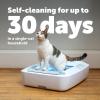 imagePetSafe ScoopFree Crystal Plus Automatic Self Cleaning Cat Litter Box System  Not Enclosed  Advanced Odor Control  Includes 1 Disposable Crystal Litter Tray  White PAL0018016