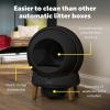 imagePetSafe ScoopFree SmartSpin SelfCleaning Cat Litter Box Black  Advanced Odor Control App Controlled with Health Monitoring Works with Any Litter Up to 2 Weeks of HandsFree Cleaning
