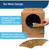 imagePetSafe Disposable Cat Litter Box  Collapsible Covered Design for Travel  from The Makers of ScoopFree Self Cleaning Litter Box  Includes 43 lb Premium Blue Original Crystal Cat Litter9 Piece Set