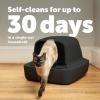 imagePetSafe ScoopFree Crystal Pro Automatic Self Cleaning Cat Litter Box System  Enclosed FrontEntry  Advanced Odor Control  Includes 1 Disposable Crystal Litter Tray  Black ZAL0018159