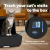 imagePetSafe ScoopFree Crystal Pro Automatic Self Cleaning Cat Litter Box System  Enclosed FrontEntry  Advanced Odor Control  Includes 1 Disposable Crystal Litter Tray  Black ZAL0018159