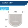imagePetSafe AntiTracking Litter Mat  Traps Crystal and Clay Clumping Cat Litter  Durable Mesh Material  Easy to Clean Mat  Compatible with All Cat Litter Boxes  Small Size
