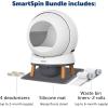 imagePetSafe ScoopFree SmartSpin SelfCleaning Litter Box Bundle  Advanced Odor Control  App Controlled  Up to 2 Weeks of HandsFree Cleaning  Includes Litter Mat 50 Waste Bin Liners 4 Deodorizers