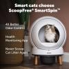 imagePetSafe ScoopFree SmartSpin SelfCleaning Litter Box Bundle  Advanced Odor Control  App Controlled  Up to 2 Weeks of HandsFree Cleaning  Includes Litter Mat 50 Waste Bin Liners 4 Deodorizers