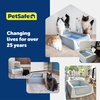 image:imagePetSafe ScoopFree Crystal Cat Litter amp Refill Tray with Lid Fragrance Free 43 Lb Bag with TrayWhite