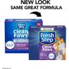 imageFresh Step Clean Paws Cat Litter with Febreze Freshness Advanced Multi Cat Low Tracking Clumping Litter 37 lbs 2 x 185 lb Box37 lb
