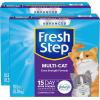 imageFresh Step Clean Paws Cat Litter with Febreze Freshness Advanced Multi Cat Low Tracking Clumping Litter 37 lbs 2 x 185 lb Box37 lb