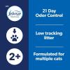 imageFresh Step Clean Paws Cat Litter with Febreze Freshness Advanced Multi Cat Low Tracking Clumping Litter 37 lbs 2 x 185 lb Box37 lb